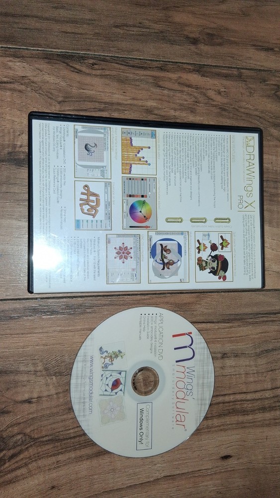 DRAWstich DRAWings PRO X Upgrade with Wings Modular Software