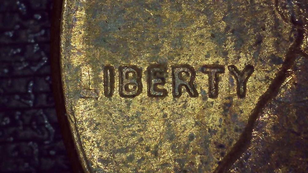 1979 D Lincoln Penny error collar break