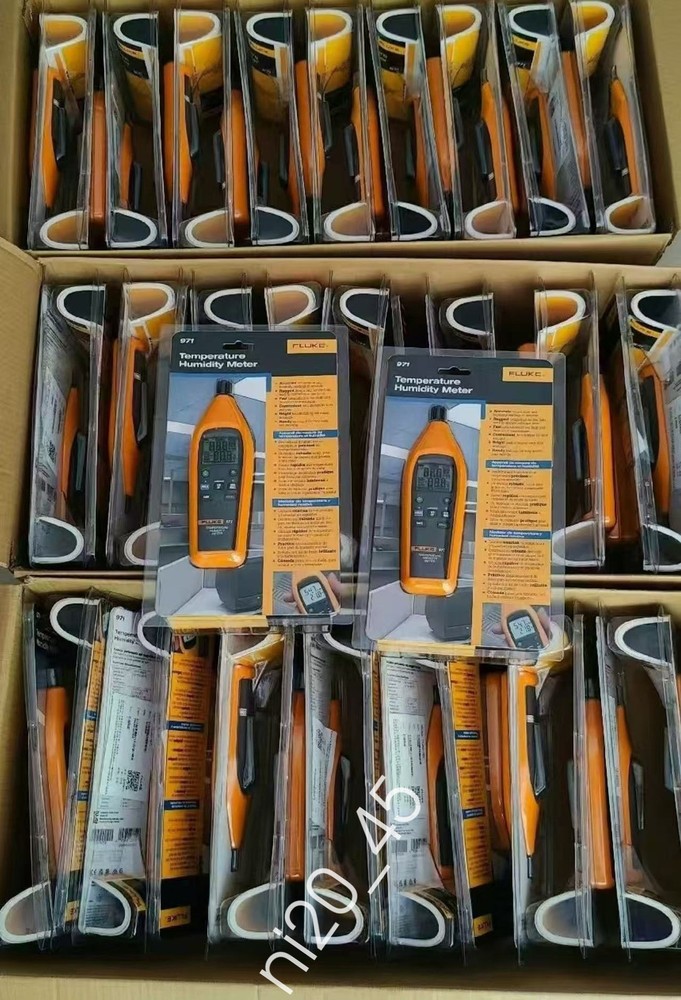 New Fluke 971 Temperature Humidity Meter, Original Packaging