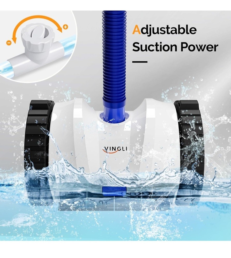 Automatic Suction-Side Pool Vacuum Cleaner Wall-Climbing Sweeper