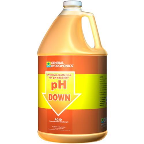 General Hydroponics pH Down Liquid, 1-Gallon
