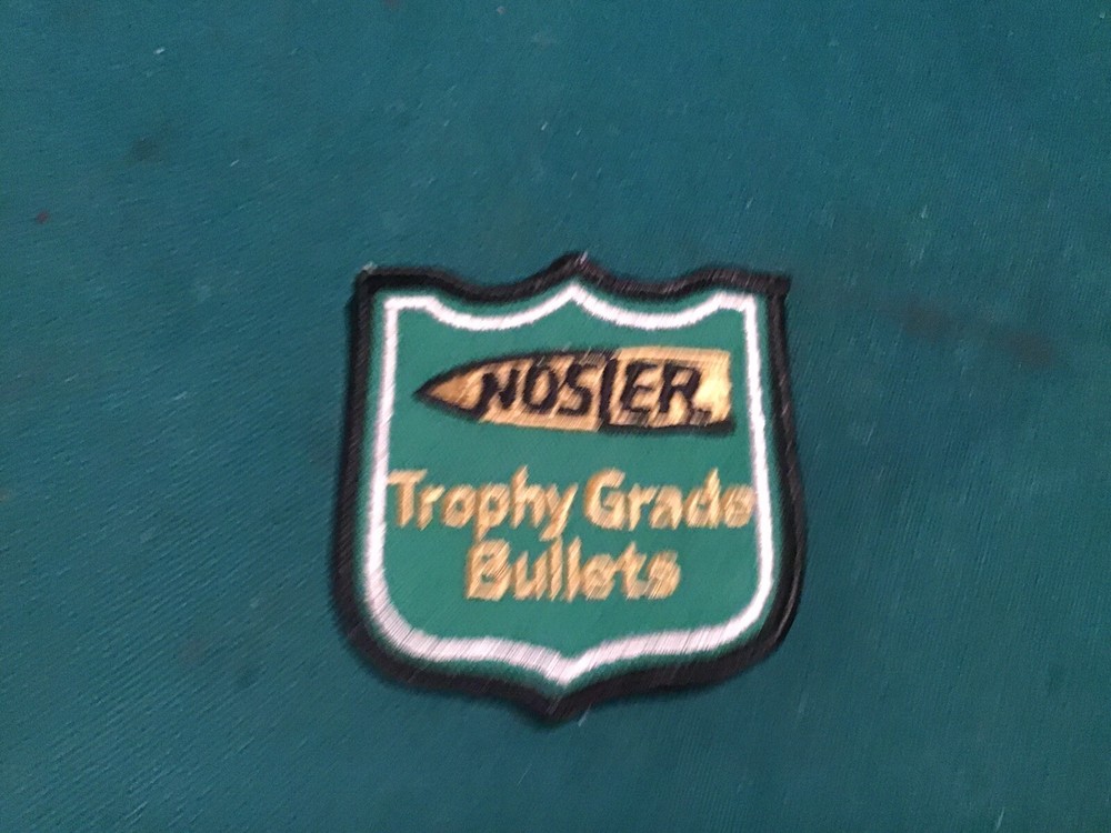 Nosler Bullets Patch. Gun Patch
