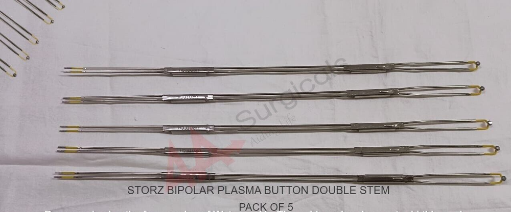 4A STORZ BIPOLAR PLASMA BUTTON DOUBLE STEM PACK OF 5
