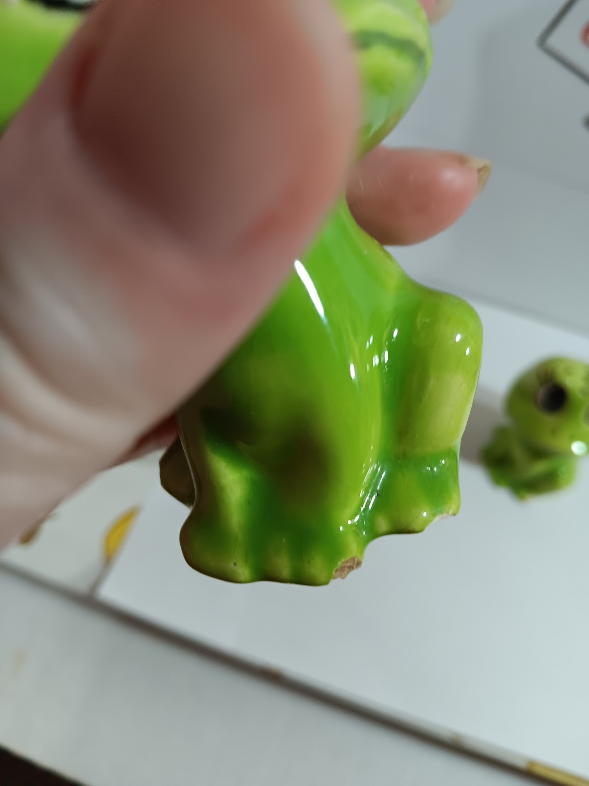 VTG NEIL THE FROG SALT & PEPPER SHAKERS CERAMIC 1970'S SET SEARS AND ROEBUCK!!!