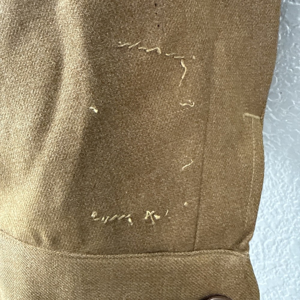 VTG WWII US Army Air Force Wool Field Jacket 36s Training Command Patch 13th Arm