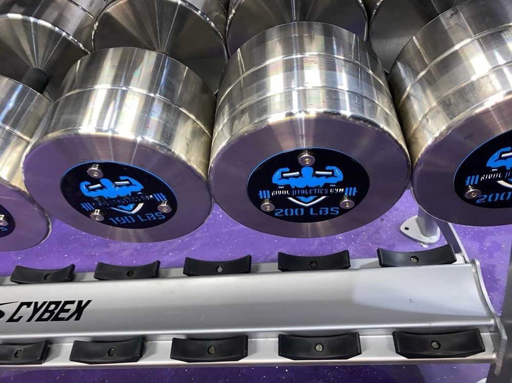 Watson Chrome Dumbbell Set w / Rack - HIGHEST QUALITY DUMBBELLS