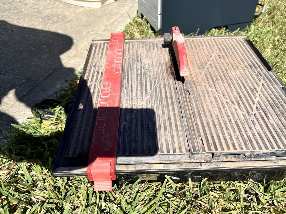 tile saw wet Habor Freight