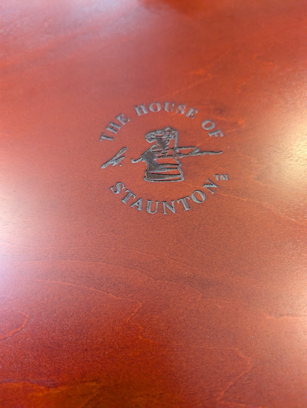 House of Staunton Wood Chess Set Pieces w Case Sam Reshevski Camaratta 4.5" King