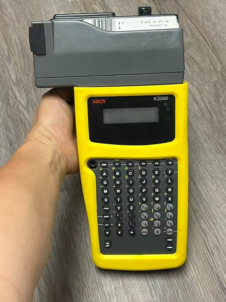 KROY K2500 Industrial Label Printer Wire Marker Machine AS-IS Untested