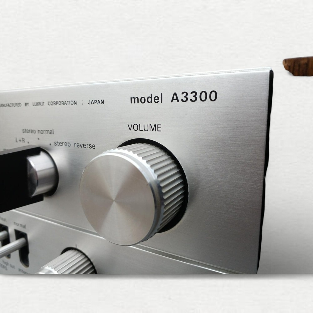 LUXKIT A3300 Stereo Control Amplifier Serviced Vintage Preamp Fully Functional