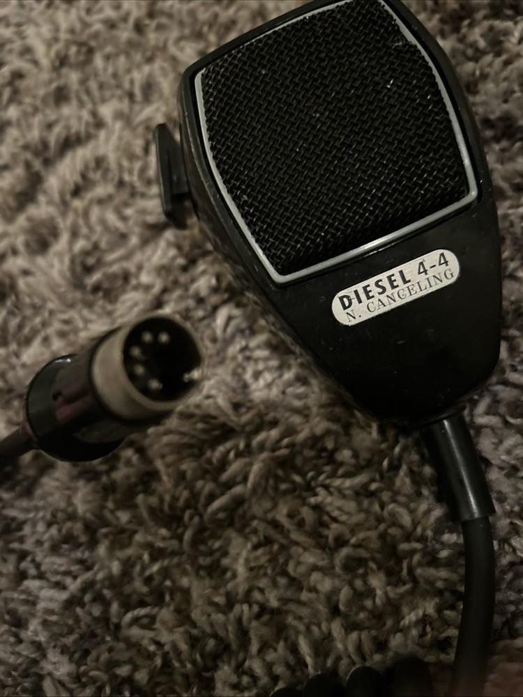 Vintage Diesel 4-4 N Cancelling CB Microphone ~ Untested