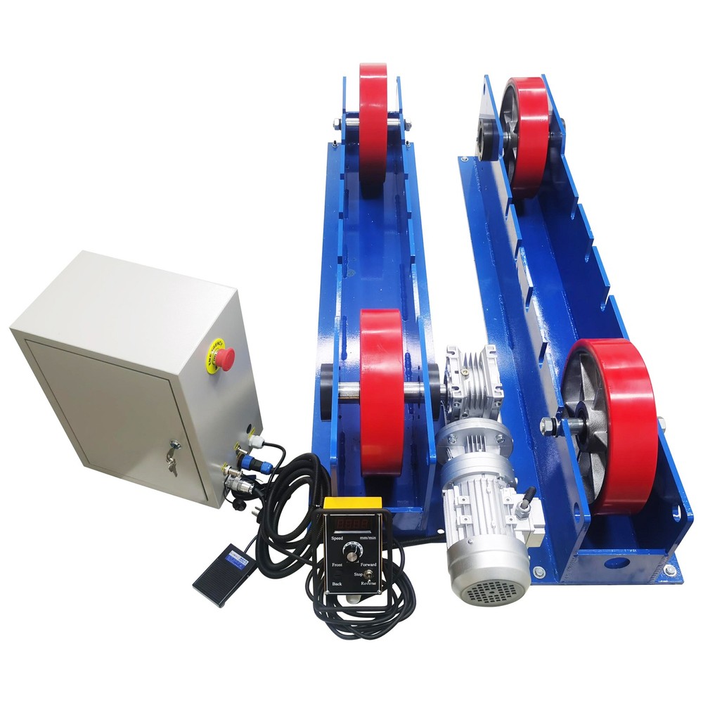 3Ton Welding Bench Turning Roller Welding Rack 220V Digital Line-Control Adjust