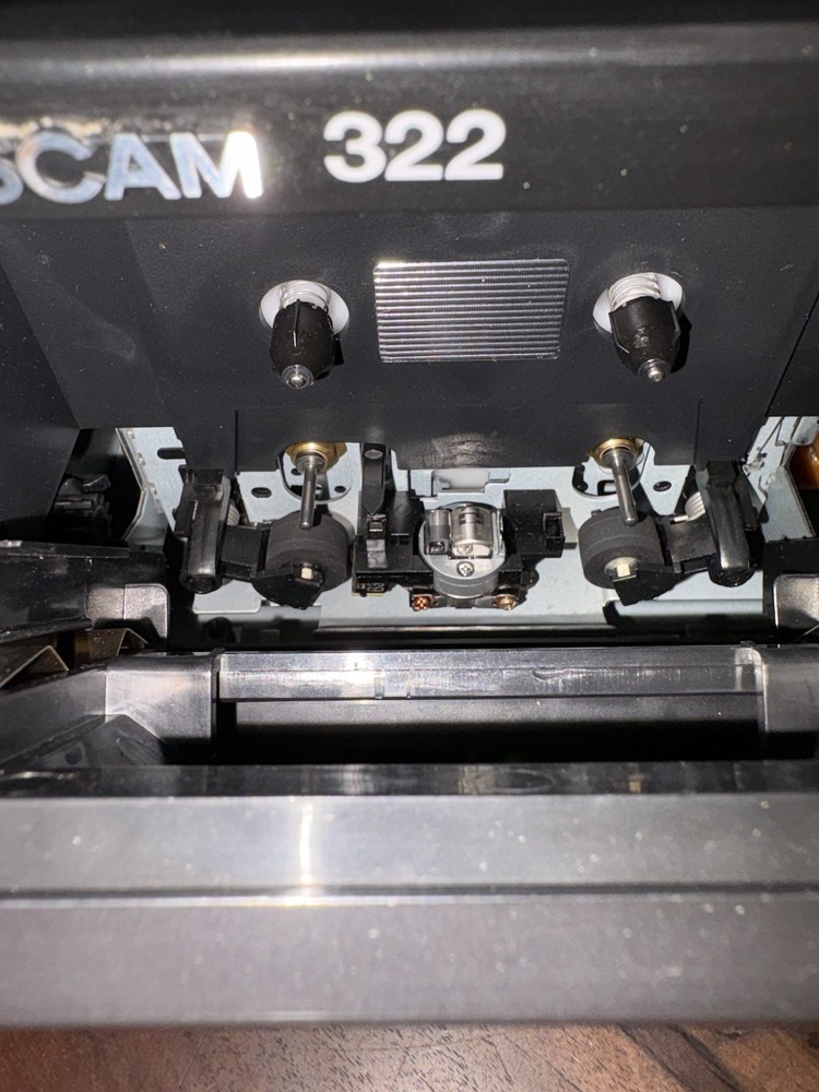 TASCAM Model 322 Professional Dual Cassette Deck Tested, Working Order
