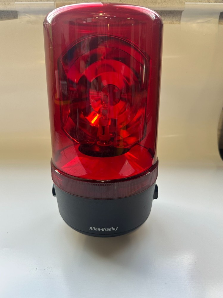 Allen-Bradley 855BL-ARA10 Red Rotating Beacon Strobe Light