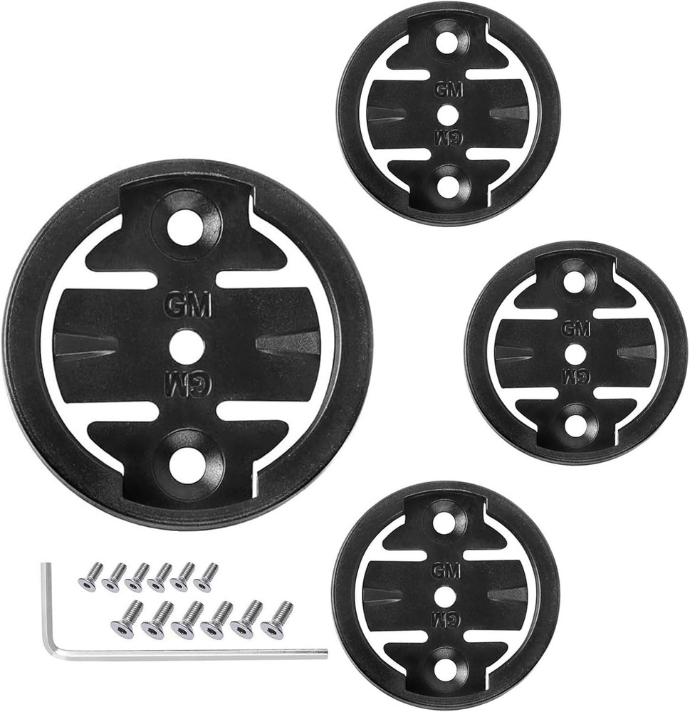 Bike Computer Mount for Wahoo, 4 Pack Replacement Insert Adapter Compatible with