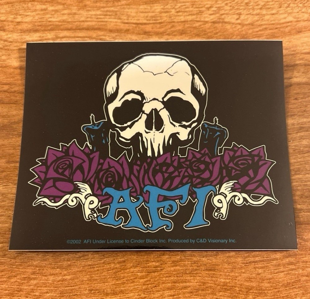 NEW & RARE 2002-2004 AFI Official Sticker Pack (4)