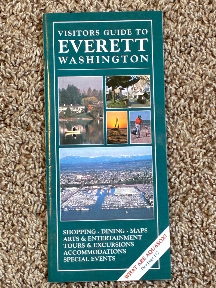 EVERETT WASHINGTON, Visitors Guide and Map, 1995