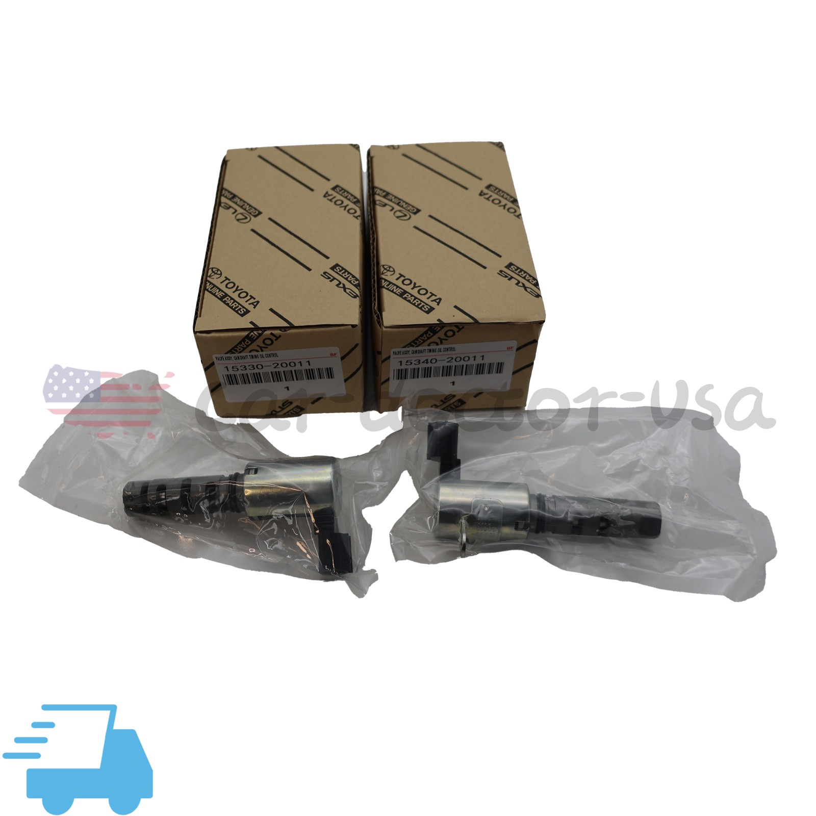 2x OEM VVT Valve Variable Timing Solenoid Left Right for Lexus Toyota V6 3.0 3.3