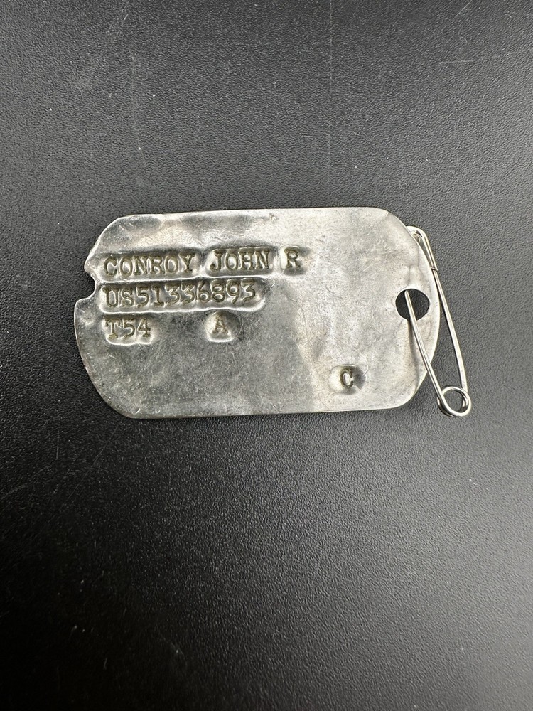WWII DOG TAG John Conroy, Notched