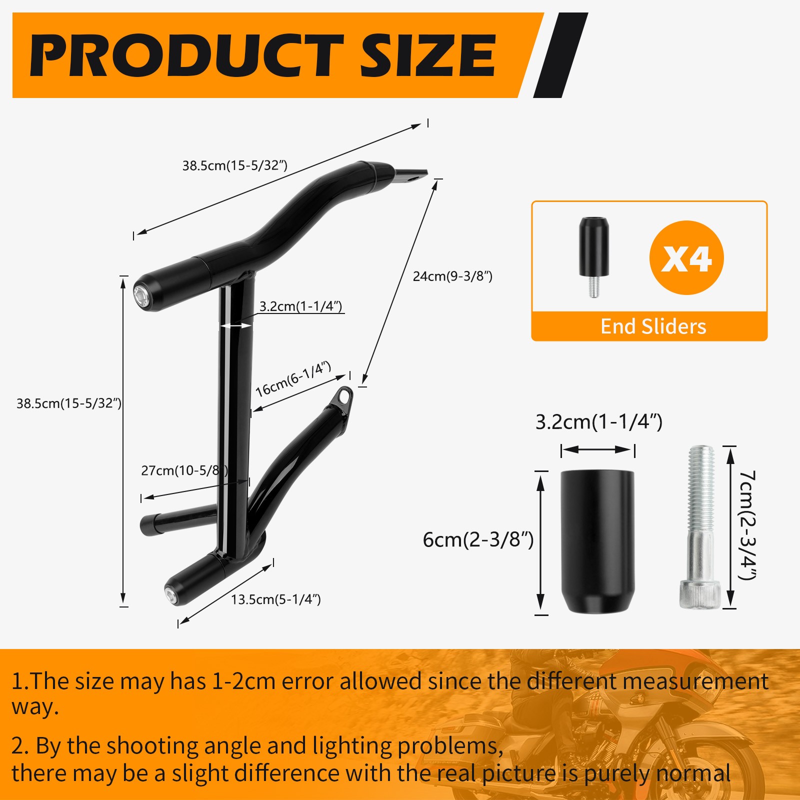 Saddle Bag Guards Crash Bar For Harley Road Glide Street Glide Special 2009-2025