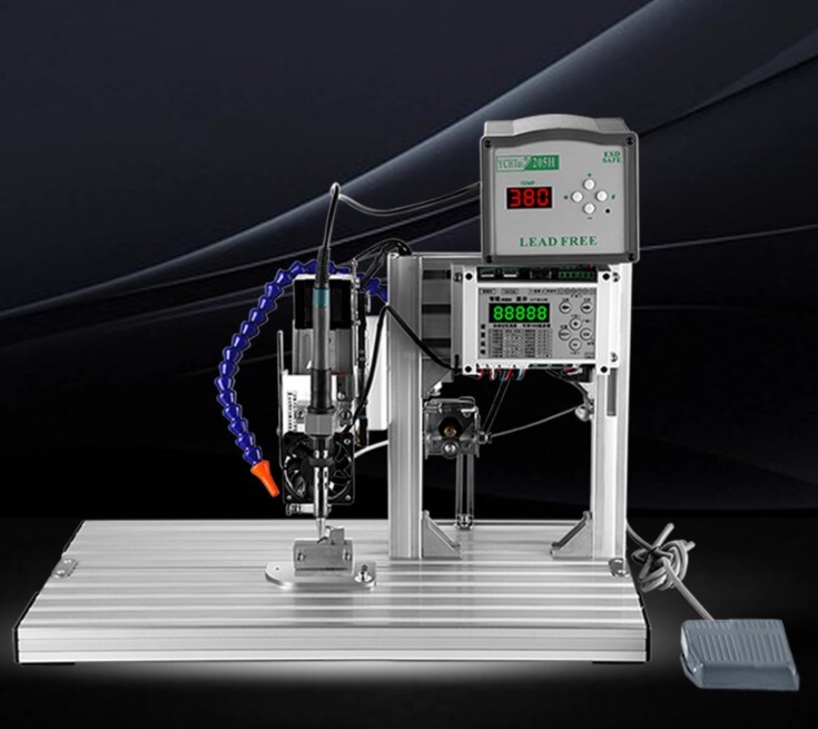 Semi-Automatic Soldering Machine Circuit Board Switch Chip Spot Tin Machine