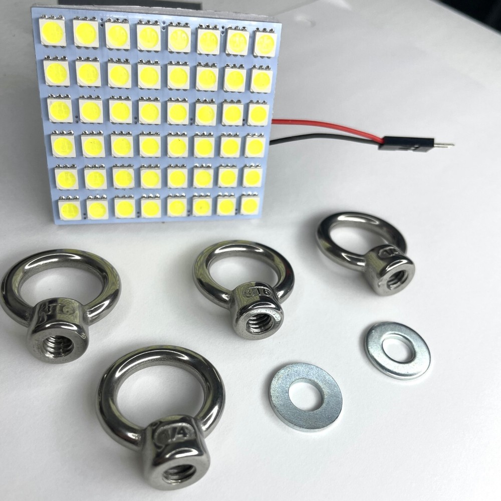 Mounting Nuts and LED Lights for Molle Panel