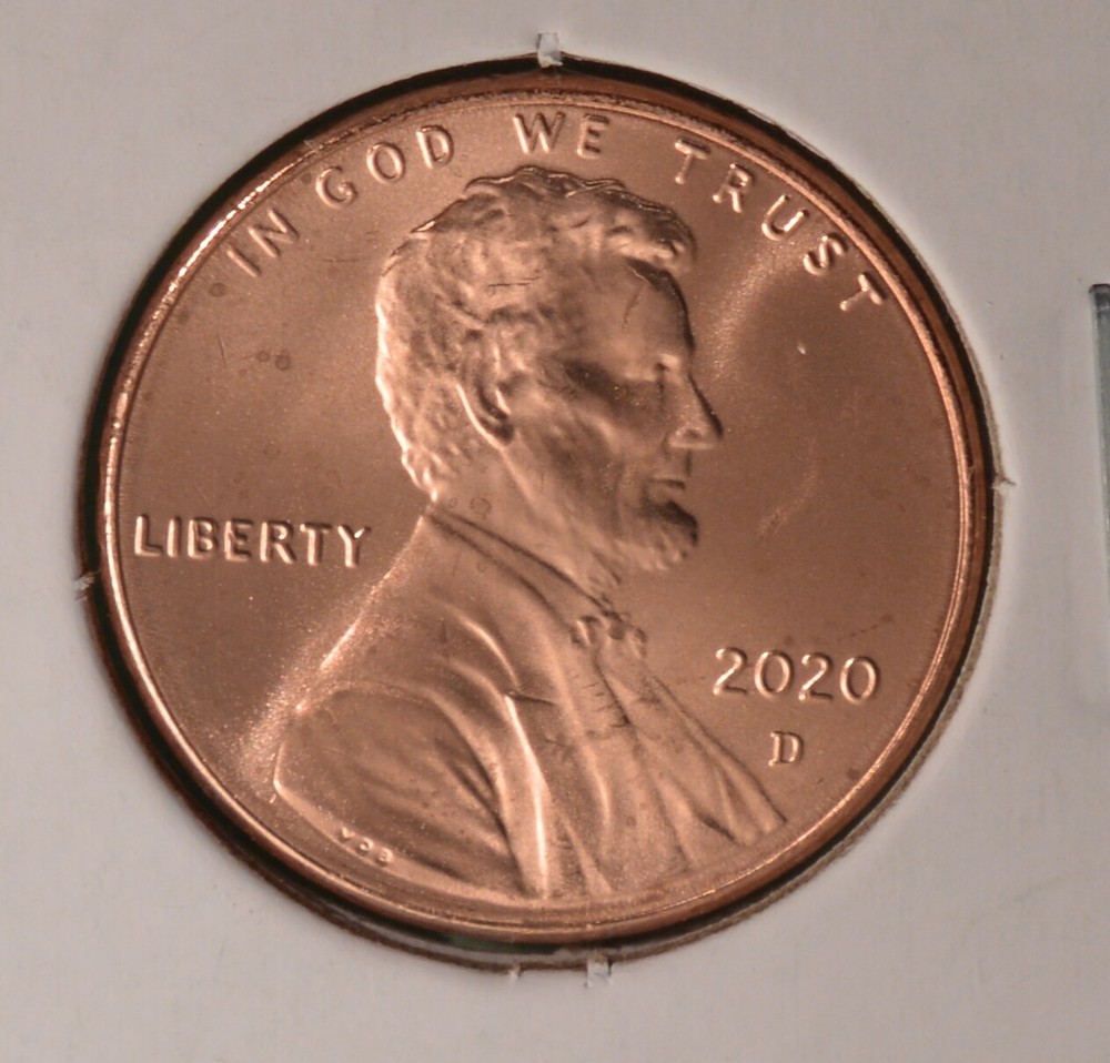 2020 D - USA One Cent - UNCIRCULATED