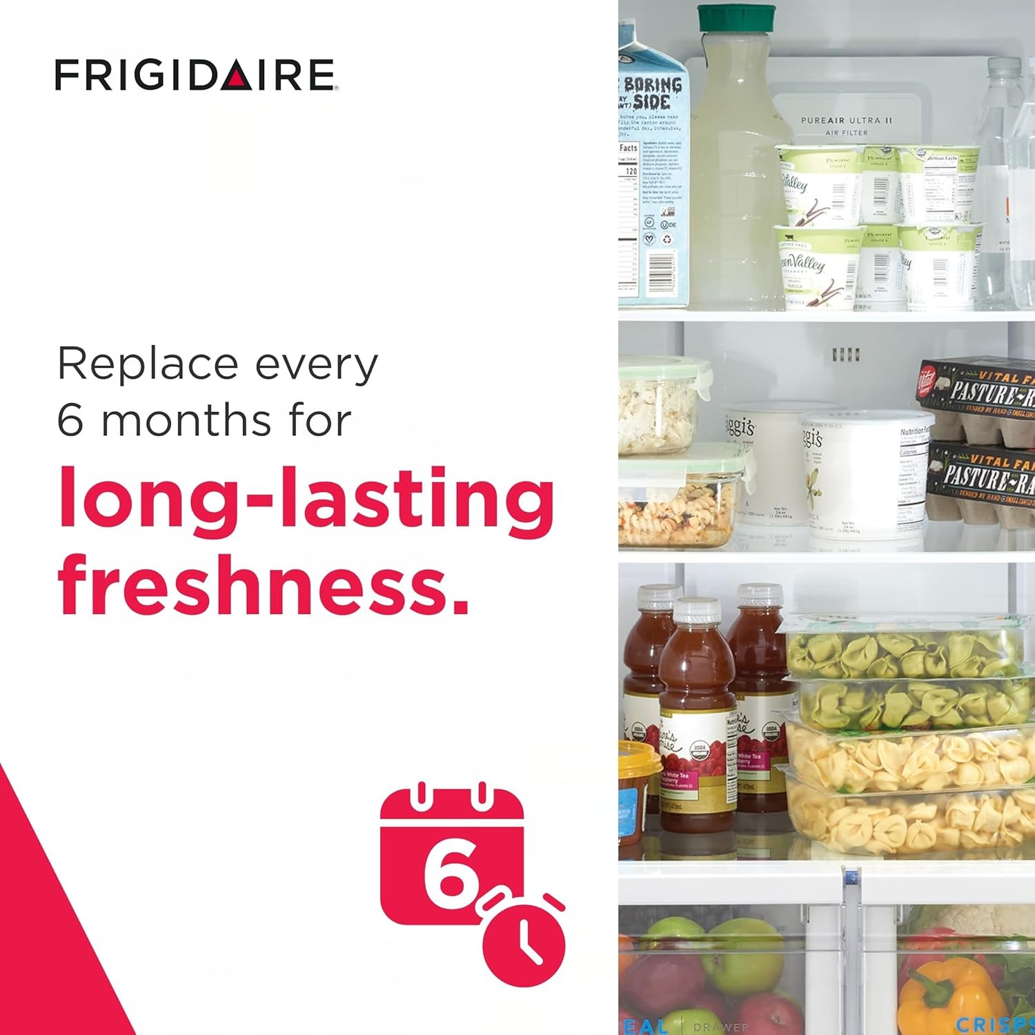 2pack FRIGIDAIRE PAULTRA2 Pure Air Ultra II Refrigerator Air Filter Carbon Tech