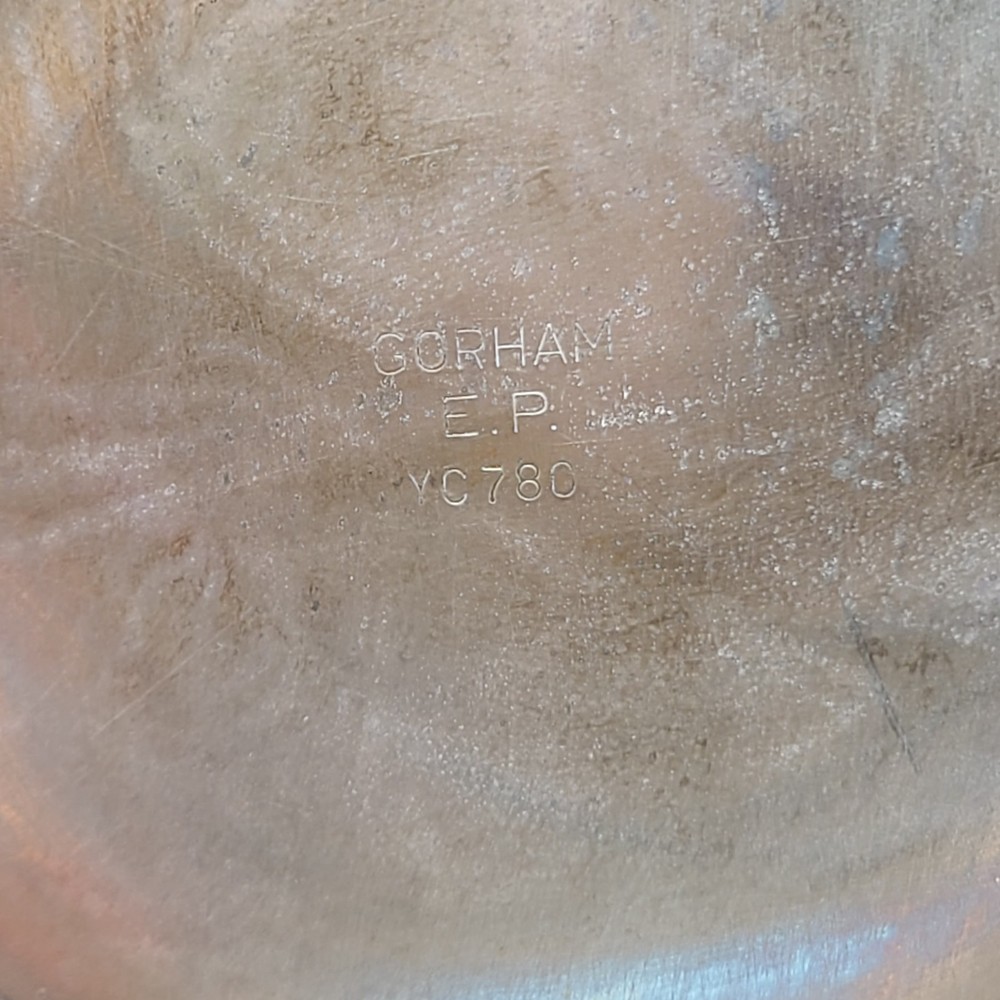 Vintage Gorham Silverplate YC780 Footed Serving Bowl