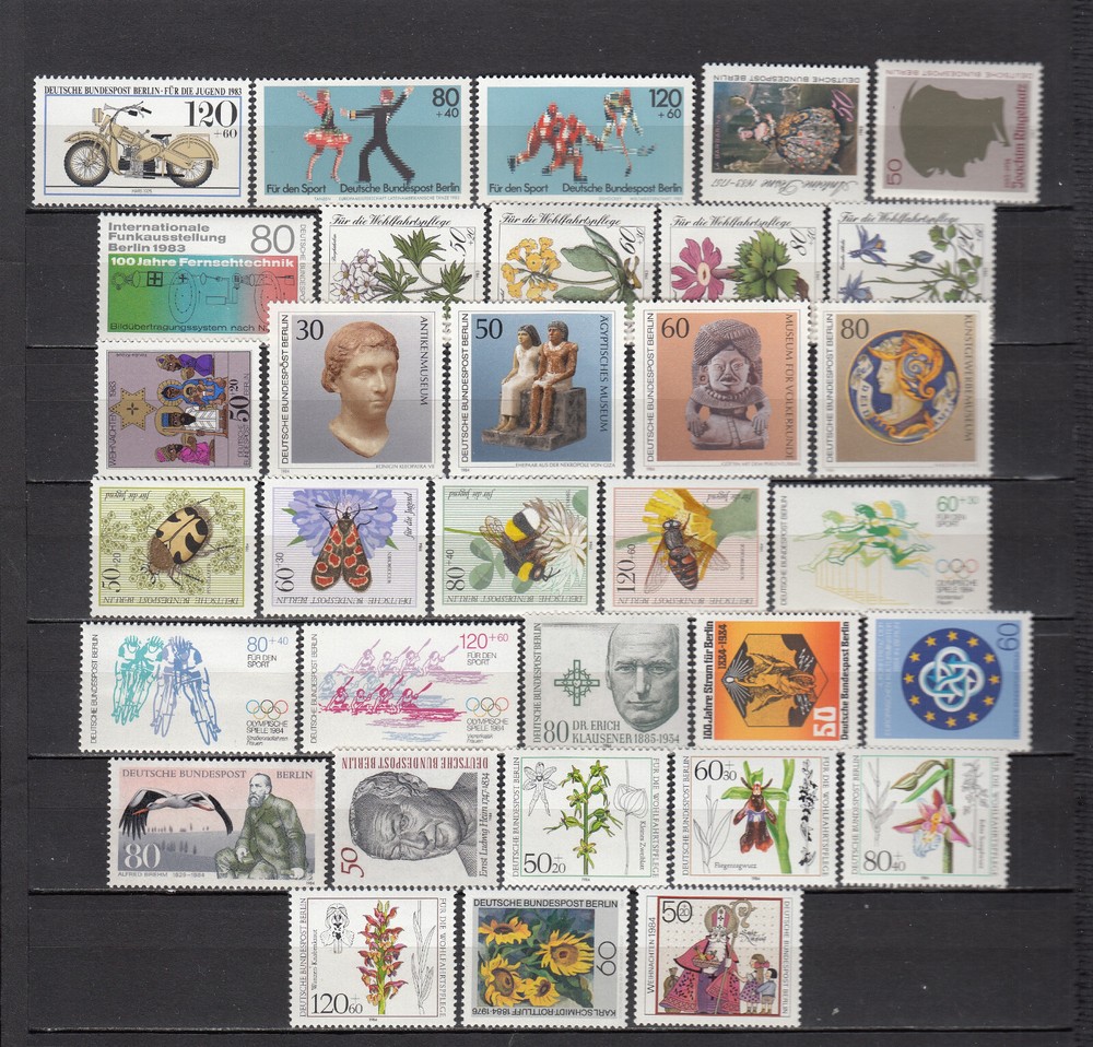 Germany BERLIN 1982-1984 - complete year sets - MNH (m7)