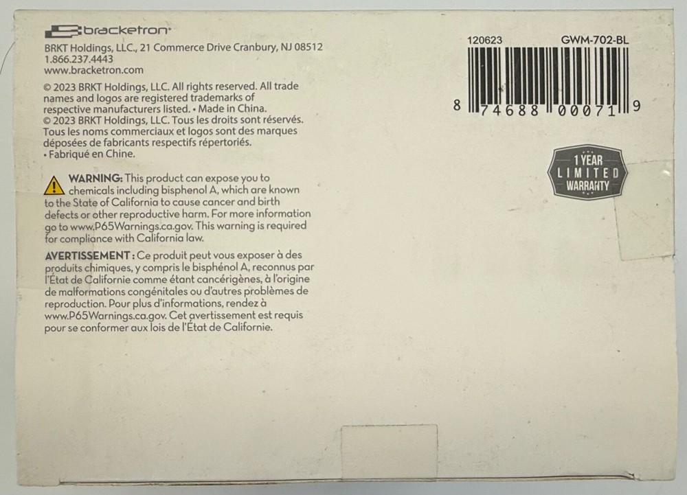 Bracketron "Universal Pro-Mount Window Mount" (GWM-702-BL)