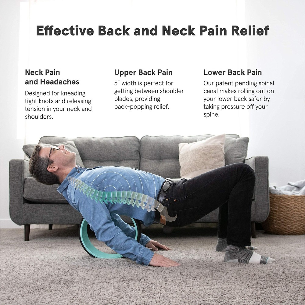 Foam Roller for Back & Neck Relief, Spinal Decompression, Supports 500lbs