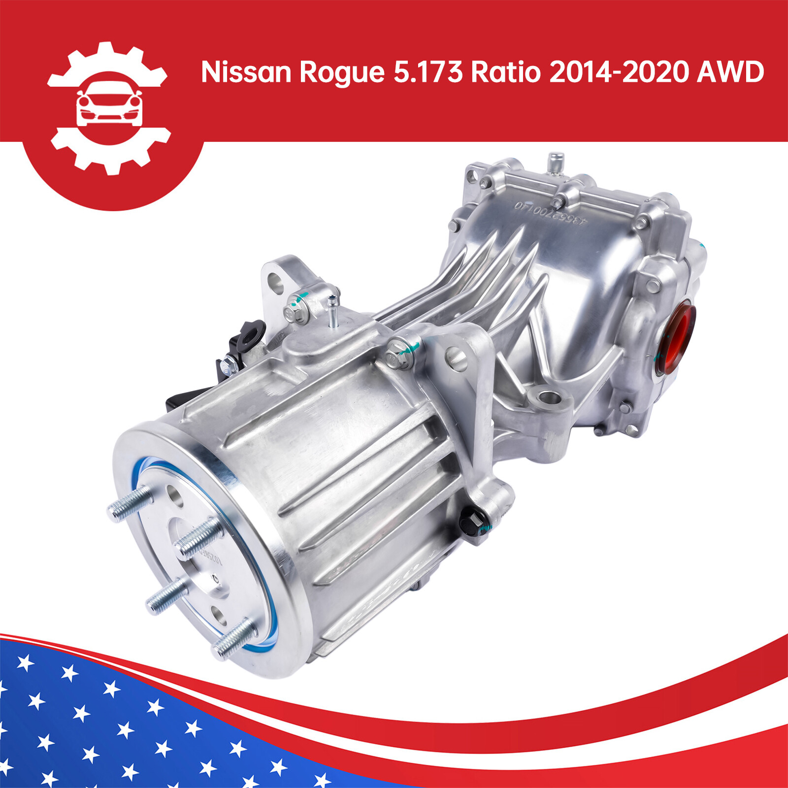 Carrier/Differential Rear AWD for Nissan Rogue 14-20 5.173 Ratio 24027-7FV0A