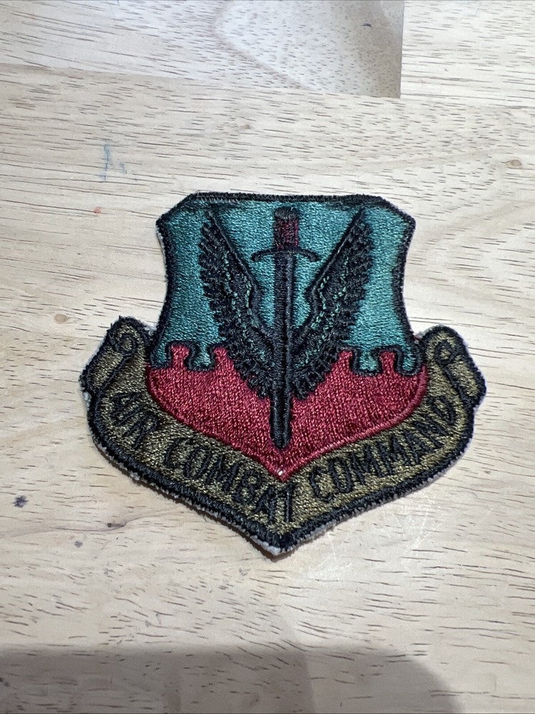 Authentic U.S. AIR FORCE: AIR COMBAT COMMAND SUBDUED BDU PATCH Used