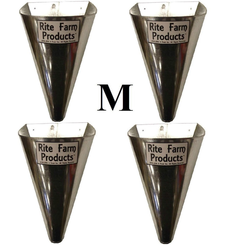 4 PACK-MEDIUM- RESTRAINING KILLING KILL PROCESSING CONE FOR POULTRY CHICKEN FOUL