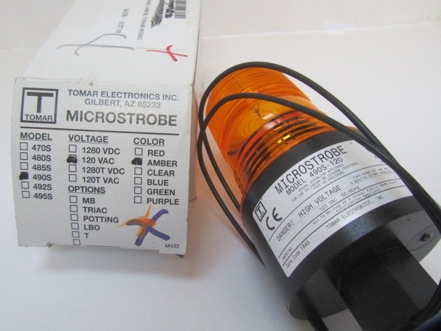Tomar 490S Microstrobe 120 VAC Amber
