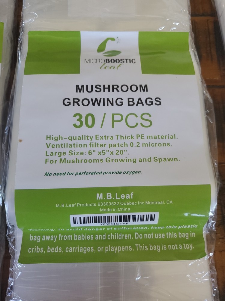 Microboostic Mushroom Growing Bags 78 Total