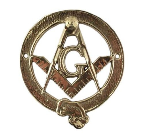 Beautiful Brass Freemasons Masonic Plaque