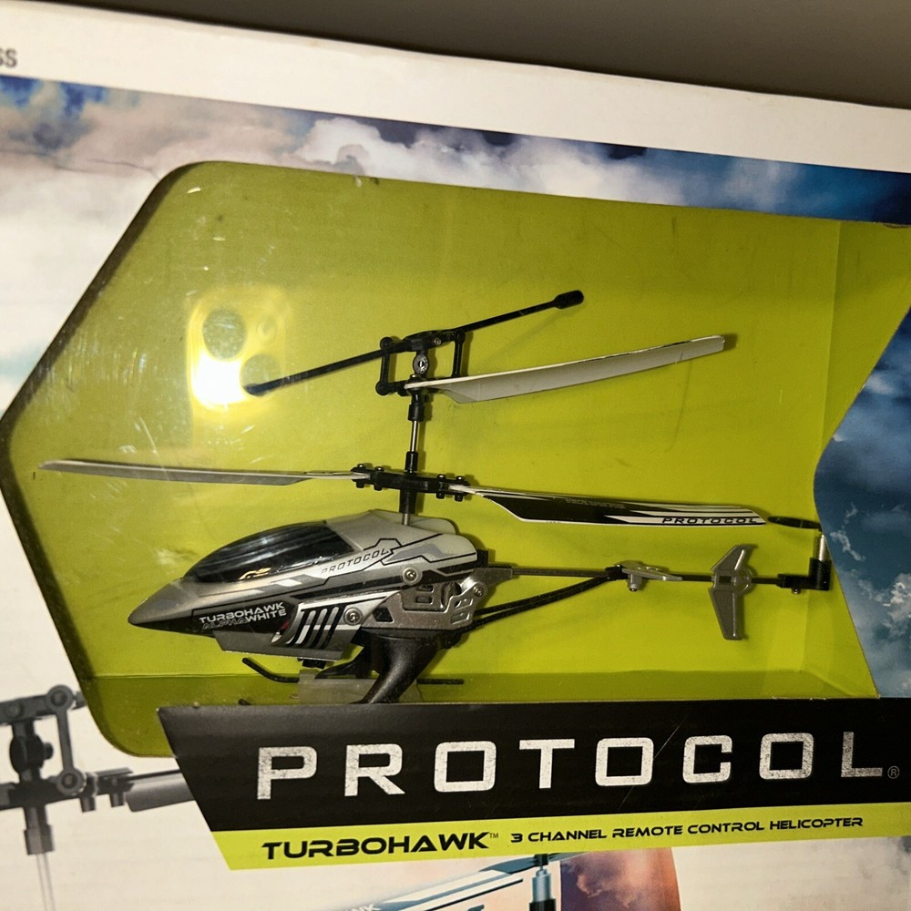 Protocol TurboHawk 3 Chanel Remote Control Helicopter Alpha White