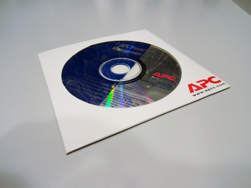 New APC POWER MANAGEMENT SOFTWARE CD Extensions 991-2004A Backup Battery UPS