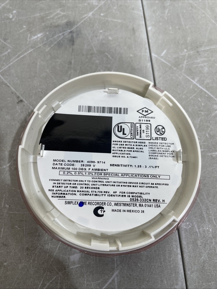 Simplex 0742444CN SSD Photo Sensor FNOB