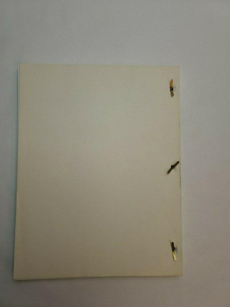 RAINBOW JERSEY / 1990's Unproduced Movie Script Screenplay