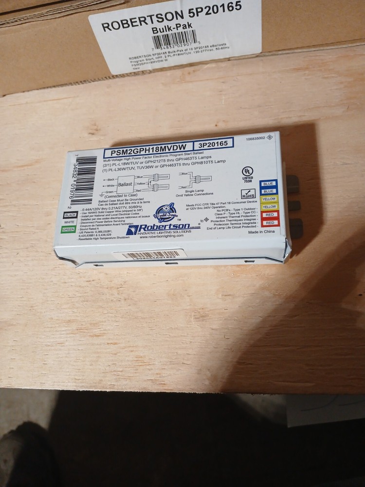 New Robertson PSM2GPH18MVDW Electronic Program Start Ballast