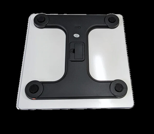 digital body weight bathroom scale with step-on technology, 400 pounds