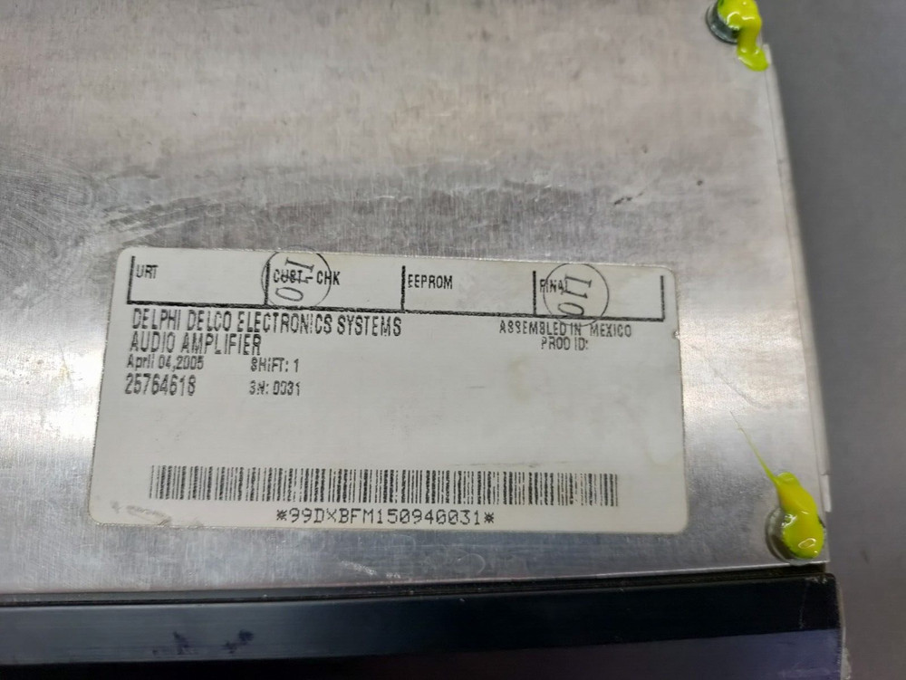 2003-2007 Cadillac CTS Amplifier 25764618