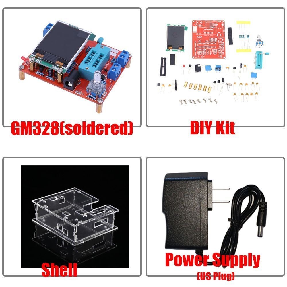 Version Transistor Tester LCR Diode Capacitance ESR meter Signal Generator