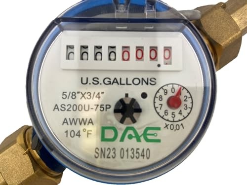 Water Meter with Pulse Output 3/4 Inch