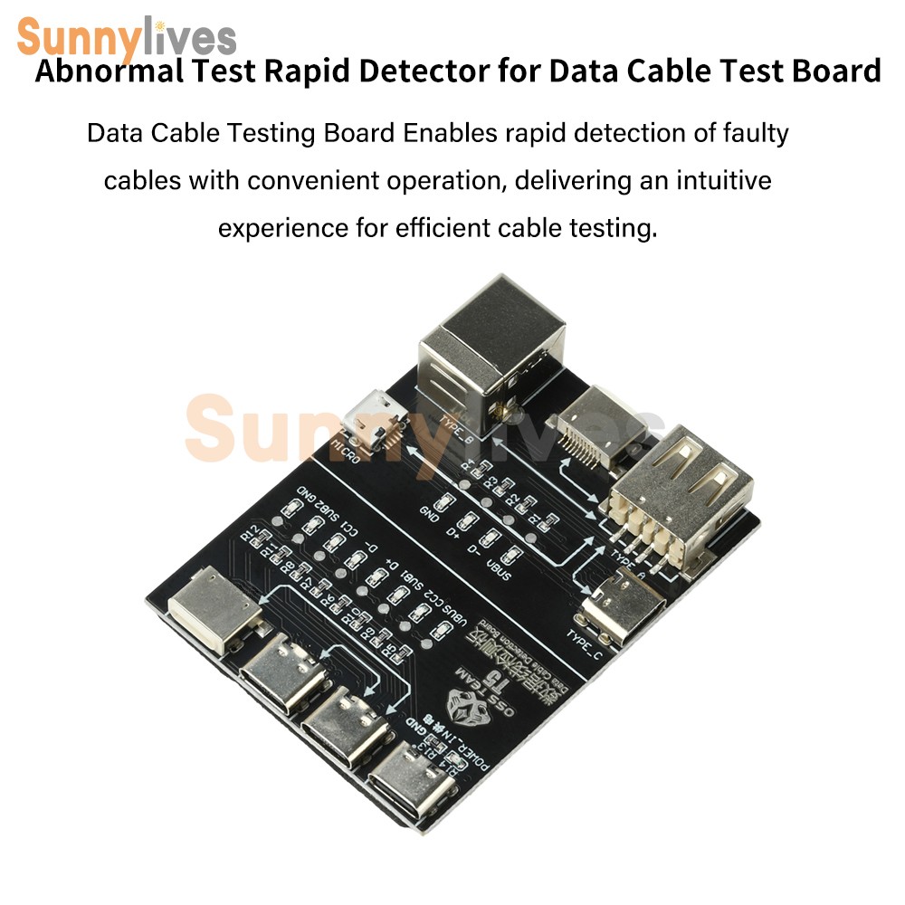 T5 Multifunctional Interface Cable Detection Module Data Cable abnormal testing