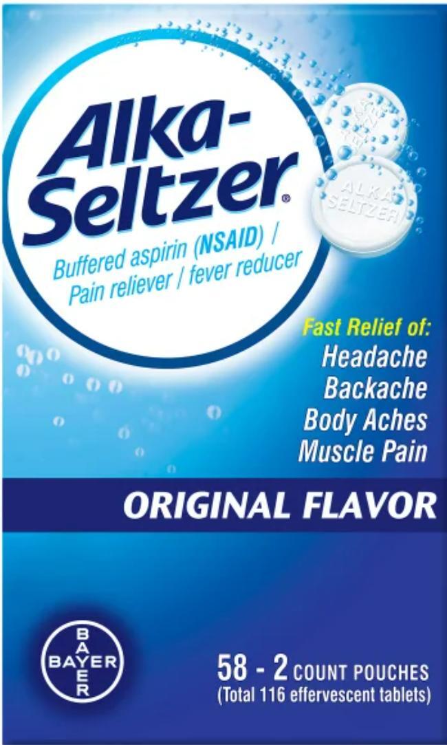 Alka-Seltzer Original Antacid and Analgesic (116 ct.) (Pack of 2)