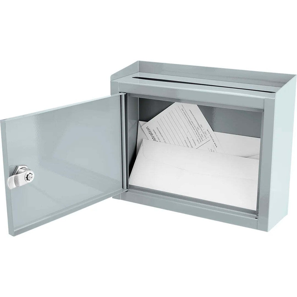 Barska CB12710 Key Lock Easy Wall Mount Multi-Purpose Steel Drop off Mailbox